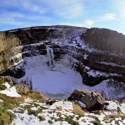 We've been to Palouse Falls many times but never saw it frozen like this. Photo taken by Mary Hayward of Clarkston on Jan. 6, 2017.
