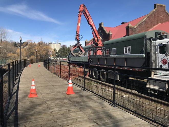 Work is happening at the Depot!