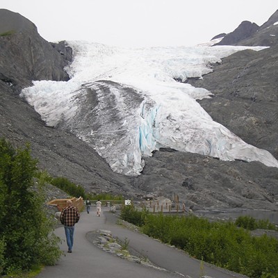 Worthington Glacier Valdez, Alaska, taken by Greg MacDonnell in August&nbsp;2016. Just the tip of the Glacier.