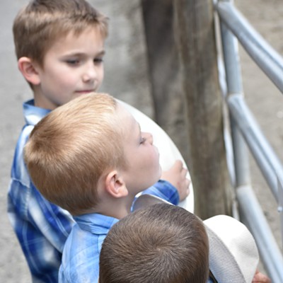 Idaho cowboys showing respect to the American Flag at the Asotin Rodeo.
    
    Hank Lambert-Collins Age 6 Kendrick, Idaho (Parents Kevin Collins & Erica Lambert)
    Cash Collins Age 4, Juliaetta, Idaho (Parents Kevin & Kayla Collins)
    Roper Collins Age 3, Juliaetta, Idaho (Parents Kevin & Kayla Collins)