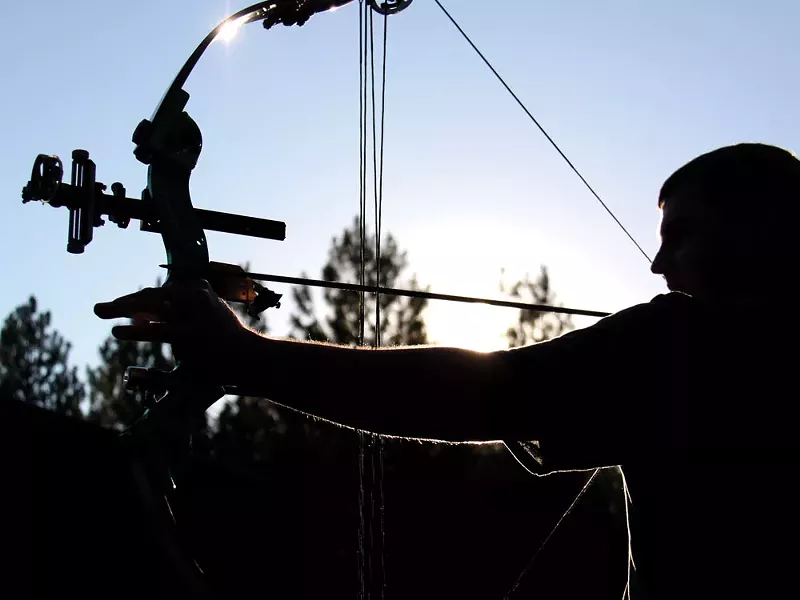 A bowman at Evergreen Archery Club - JOE PFLUEGER