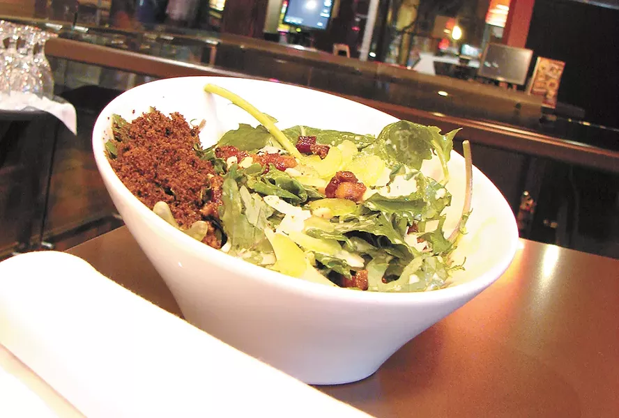A kale salad from the now Adam Hegsted-owned Cellar. - CARRIE SCOZZZARO