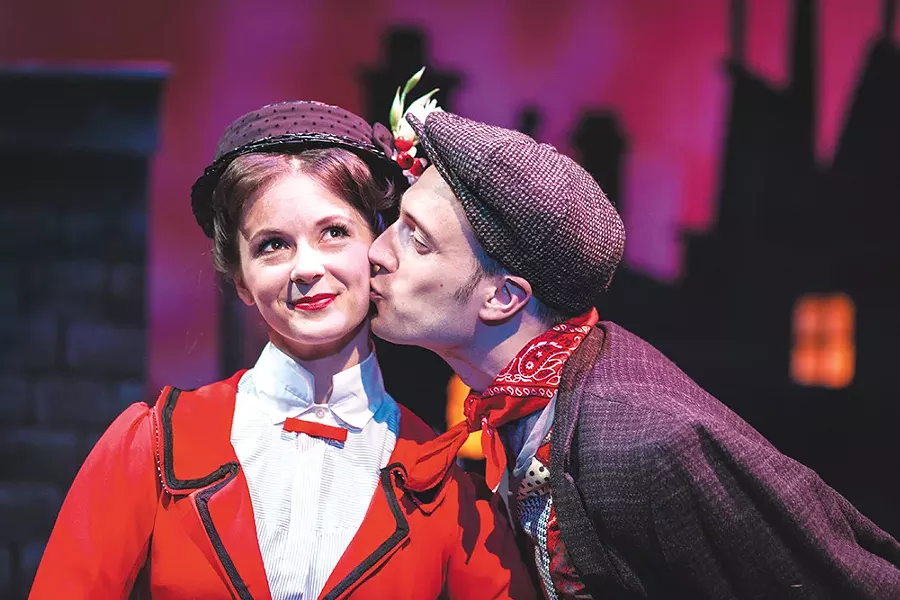 A scene from Mary Poppins, one of the last Coeur d'Alene Summer Theatre productions.