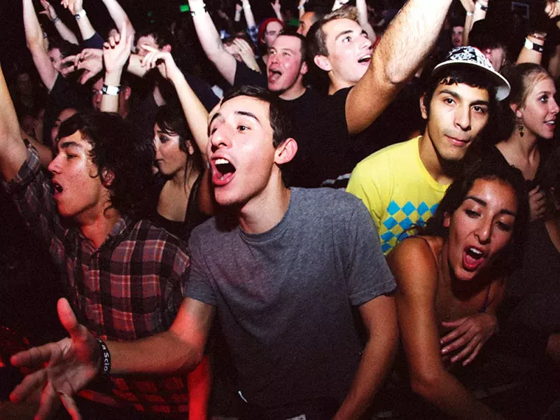 A shot from the Scion House Party - a dubstep showcase - last January at the Roxy in Hollywood - CAESAR SEBASTIAN