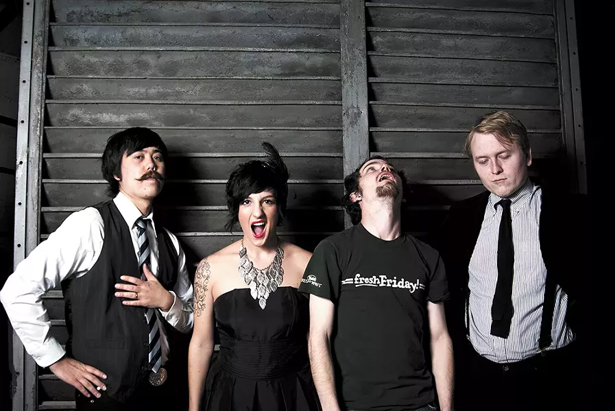 After a three-year absence, indie act Mon Chéri reunites for one more show. - BRANDON VASQUEZ