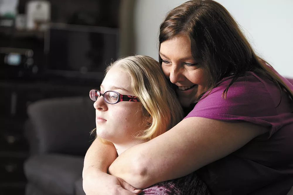 Alecia Crider, left, and her mother Tammy. Alecia was diagnosed with bipolar disorder, ADHD and general anxiety at the age of 11. - YOUNG KWAK