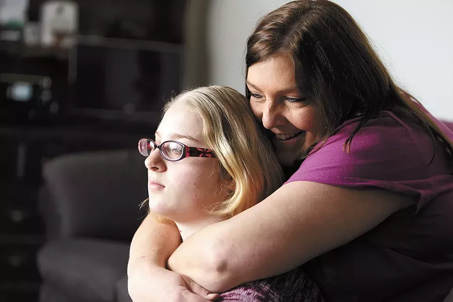 Alecia Crider, left, and her mother Tammy. Alecia was diagnosed with bipolar disorder, ADHD and general anxiety at the age of 11. - YOUNG KWAK