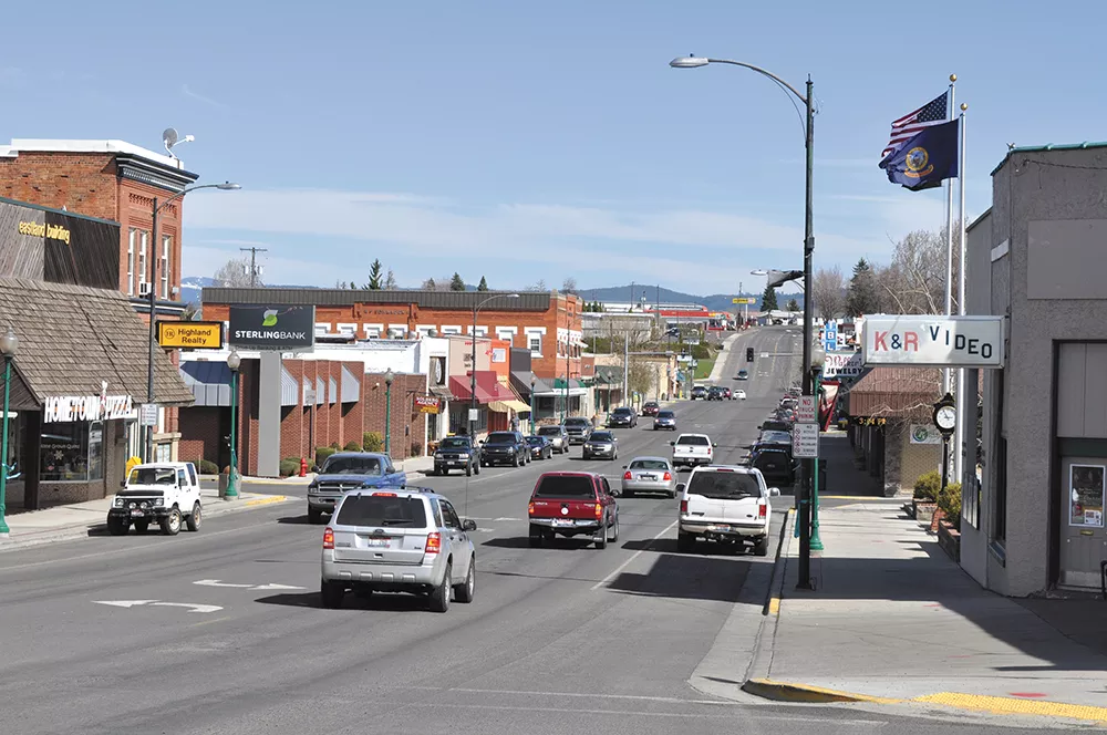 Along with a quilting store, the downtown of tiny Grangeville, Idaho, features a store that still rents VHS tapes. - DAVID RAUZI