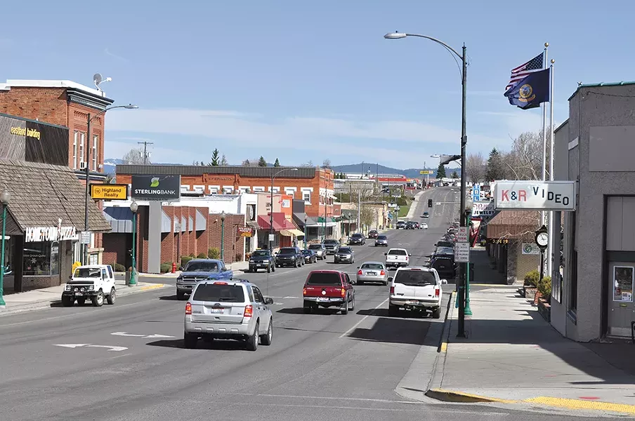 Along with a quilting store, the downtown of tiny Grangeville, Idaho, features a store that still rents VHS tapes. - DAVID RAUZI