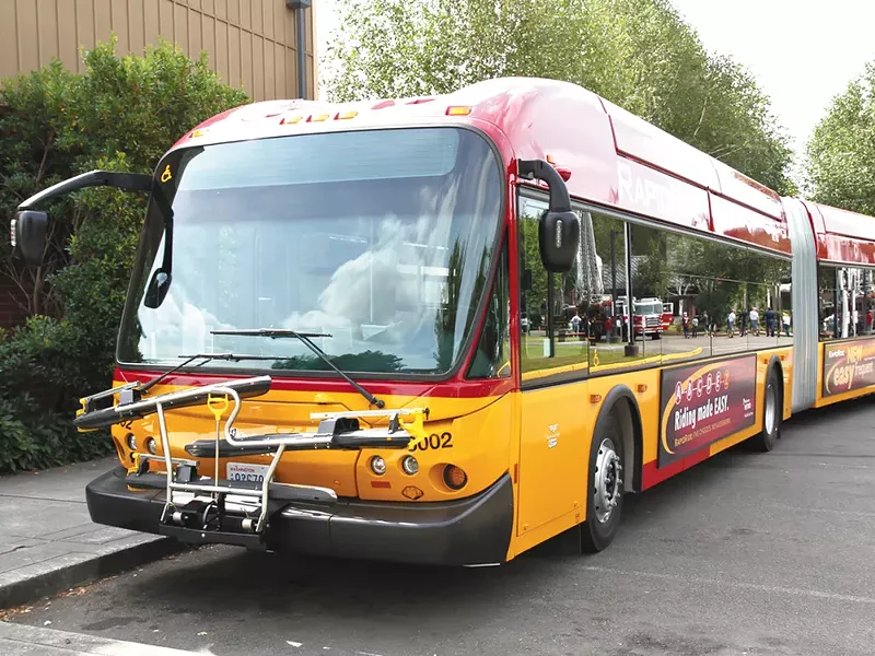 Among STA\'s options for improving bus service on major routes are more comfortable buses and light rail.