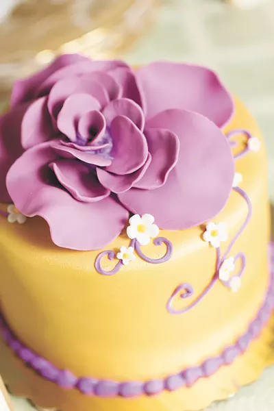 An almond poppy seed cake by Happy Cake Co. - YOUNG KWAK