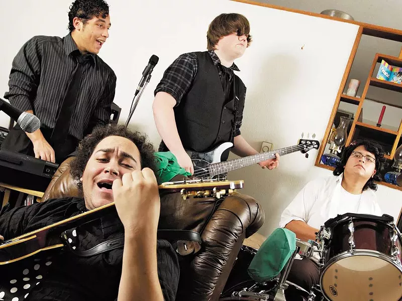 Arcadia is Burning: (clockwise from top left) Desi Bullis, Jake Hansen, Ruben Elias, Dahveed Bullis. - YOUNG KWAK