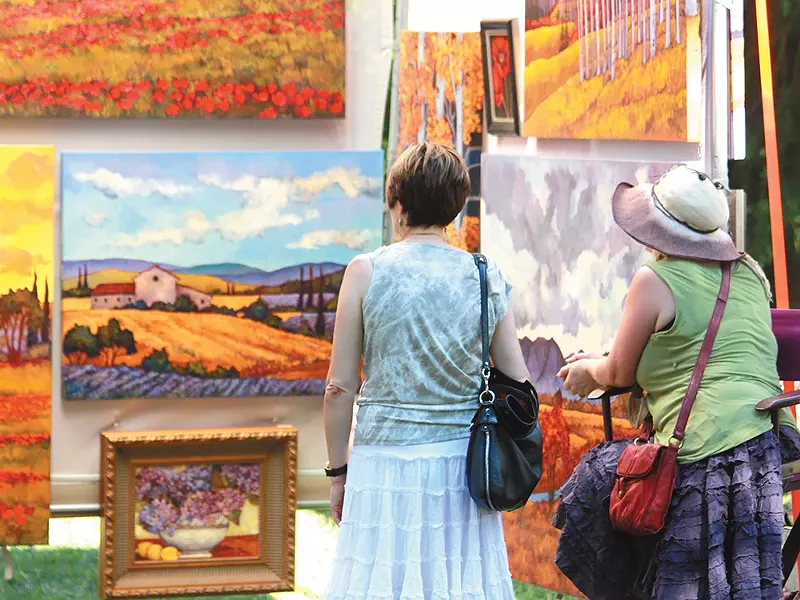 Art on the Green returns for its 45th year in Coeur d\'Alene. - JOE KONEK