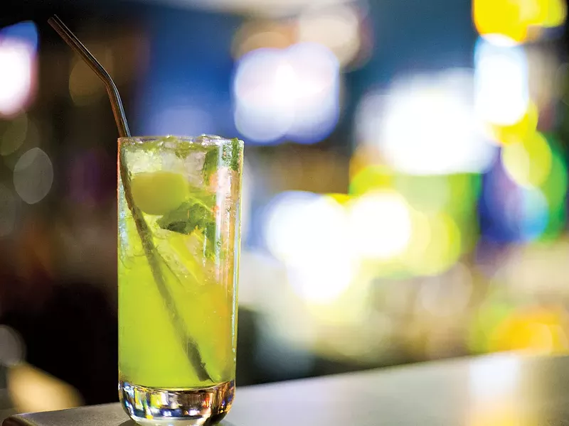 Artful drinks at Sapphire Lounge - MIKE MCCALL