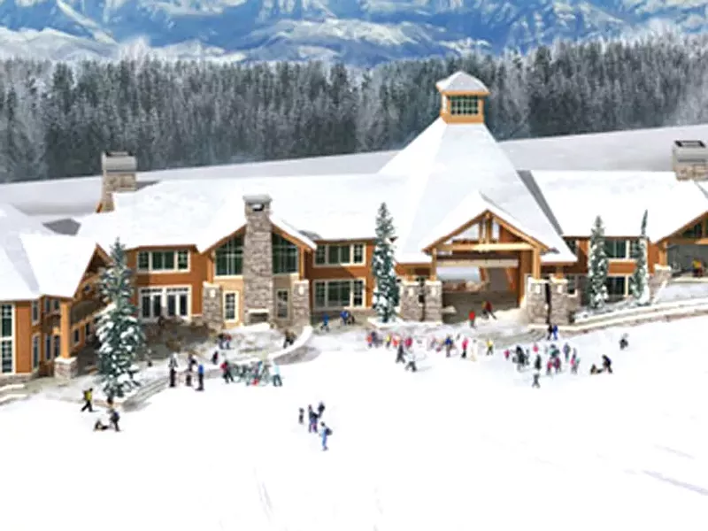 As part of an overall expansion plan, Mt. Spokane envisions a new Lodge 2. - BSA ARCHITECTS RENDERING