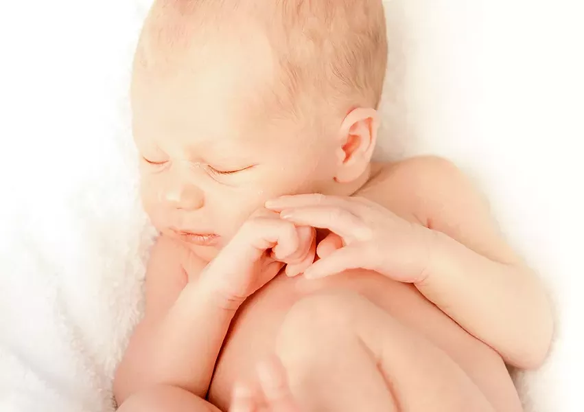 Baby Dane, at one week old. - MEGAN KENNEDY