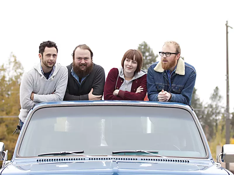 BBBBandits: (from left) Ryan Tucker, Jeff Glinski, Colleen Vice, Gawain Fadeley - MIKE MCCALL