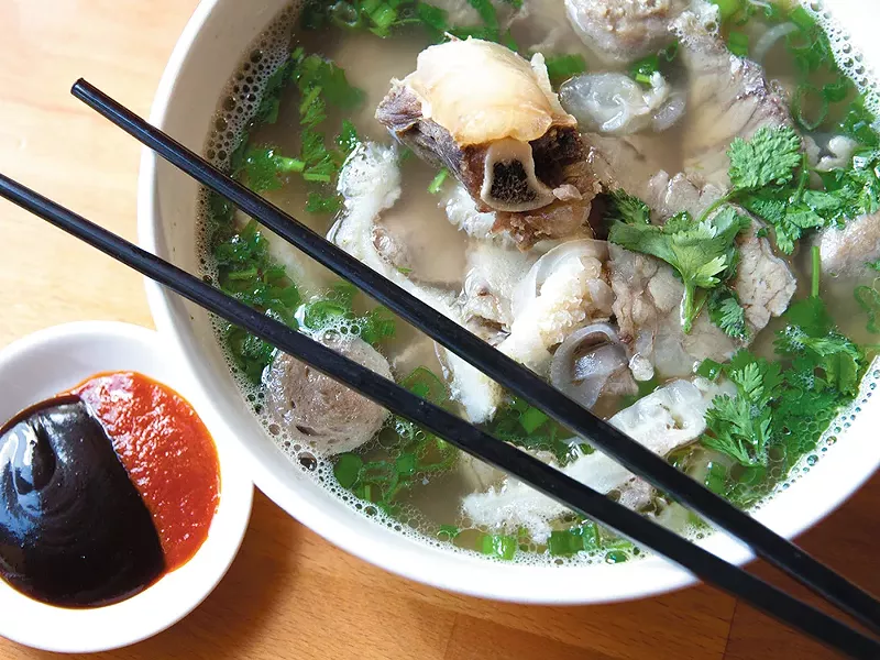 Beef pho from Pho City. - JENNIFER DEBARROS