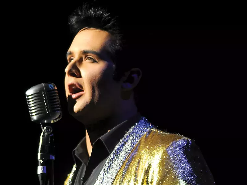 Ben Klein competing at the Ultimate Elvis Tribute Artist Contest in July 2011 - COURTESY EPE, INC.