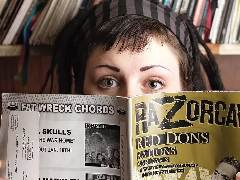 Bird's Nest Zine Library co-founder Lindsae Williams-Sindalu. - YOUNG KWAK