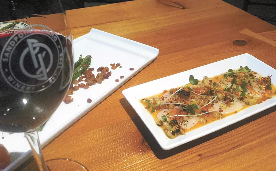 Bistro Rouge now offers creative cuisine, paired with their wines. - CARRIE SCOZZARO