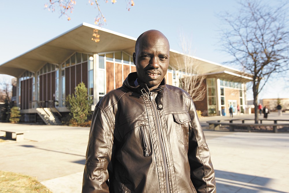 Brimo Nyinkuany is working on his public administration degree at Spokane Falls Community College. - YOUNG KWAK