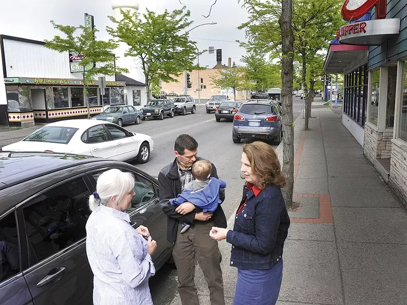 Candace Mumm, right, is seeking the council seat being vacated by Nancy McLaughlin.