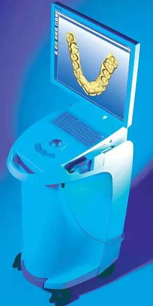 Computers like this one are helping dentists produce inlays, onlays and crowns on-site, so they can be applied in a single visit.