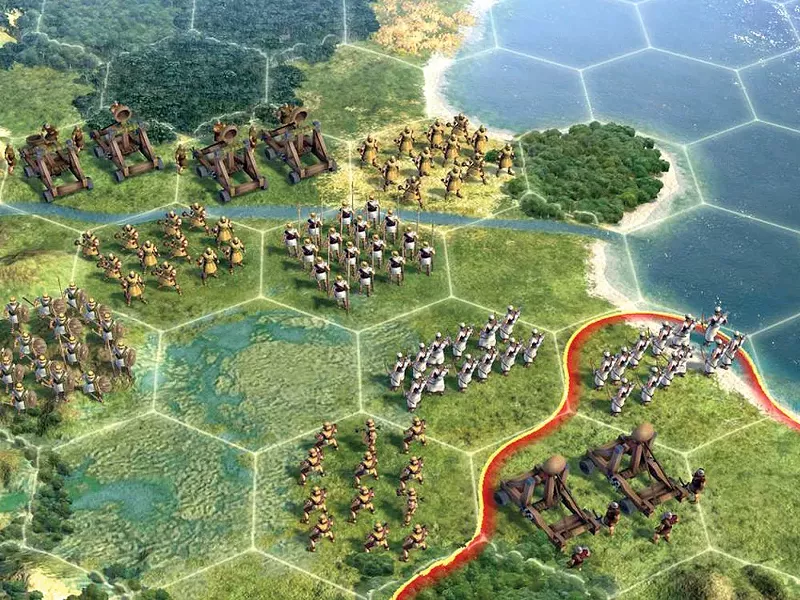 Conquering the world, a hexagon at a time