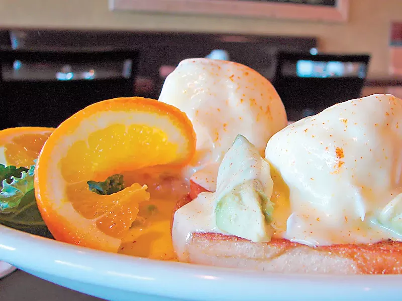 Consider the View Cafe's eggs Benedict. - CARRIE SCOZZARO
