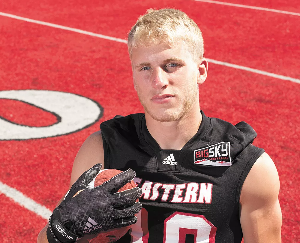 Cooper Kupp didn't receive big scholarship offers, but is more than happy to be scoring touchdowns for EWU. - YOUNG KWAK