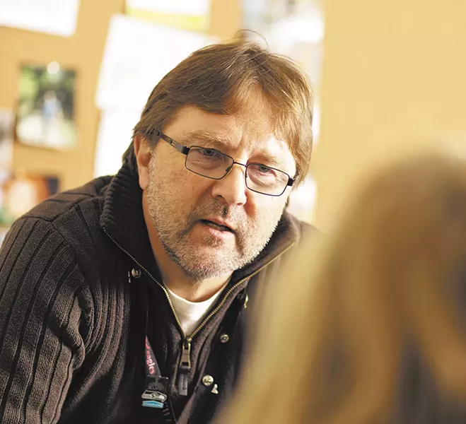 Curt Chambers, a counselor at Holmes Elementary: "We're much more aware of the emotional needs of the kids who come from traumatic backgrounds." - YOUNG KWAK