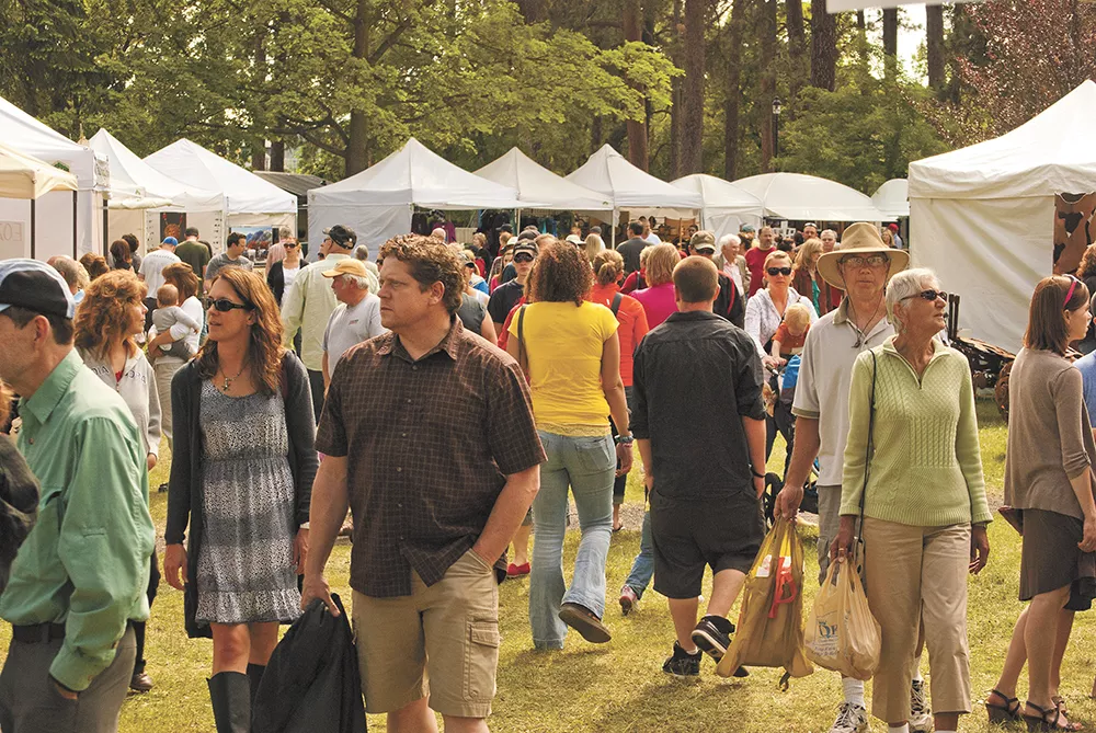 Each year, Coeur d'Alene Park in Spokane's Browne's Addition neighborhood fills with ArtFest patrons.