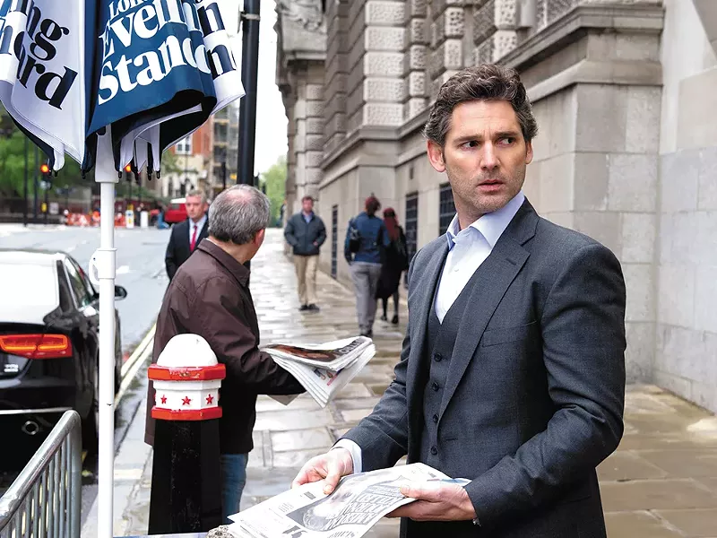 Eric Bana stars as a freaked-out lawyer in Closed Circuit.