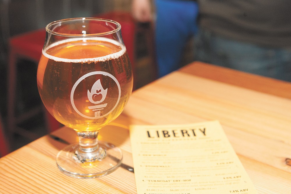 Find Liberty Ciderworks’ tasting room on Washington Street. - MEGHAN KIRK