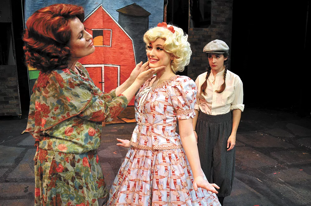 From left: Marianne McLaughlin, playing Rose; Brie Cole, playing June; and Aubrey Shimek Davis as Louise. - SARAH WURTZ