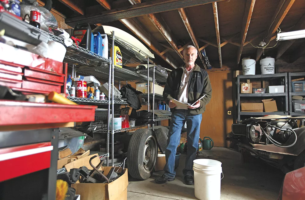 Gregg Sowder has struggled to get investigators on his case after his garage was burglarized in July. - YOUNG KWAK