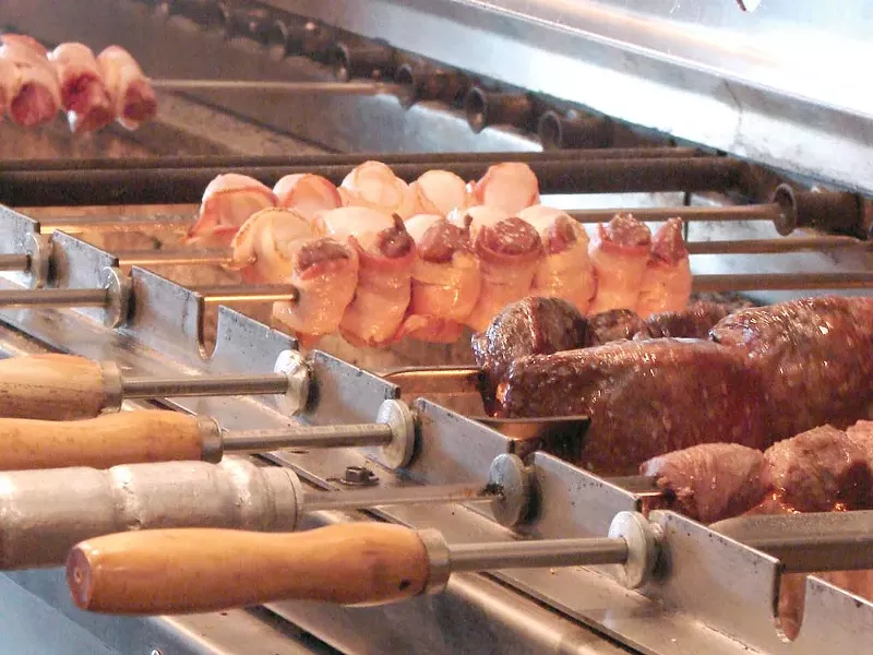 Grilling the Brazilian way. - CARRIE SCOZZARO