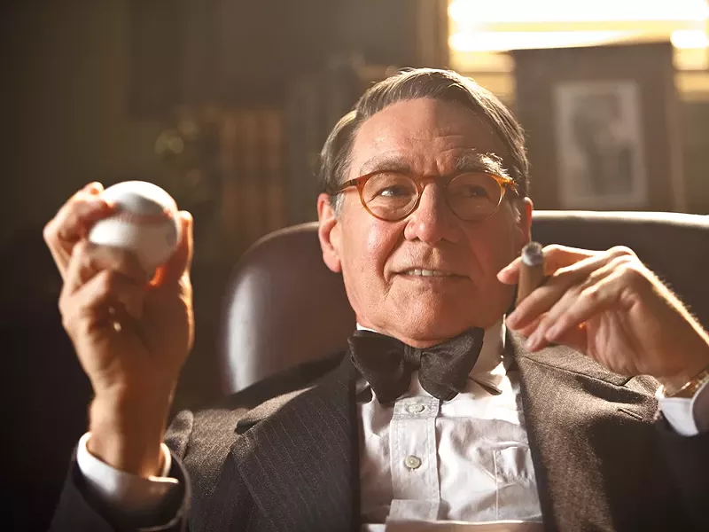Harrison Ford finally acts his age in 42.