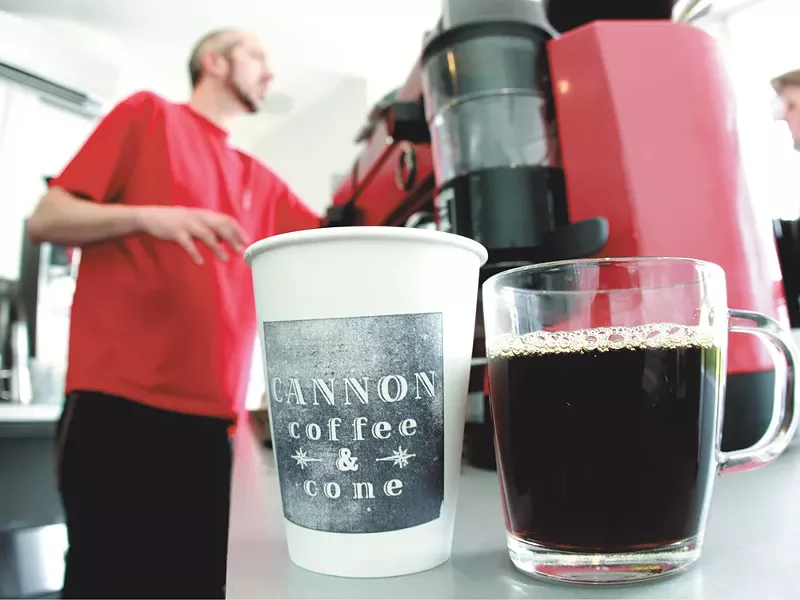 I n addition to fresh coffee, Cannon also serves up ice cream - JOE KONEK