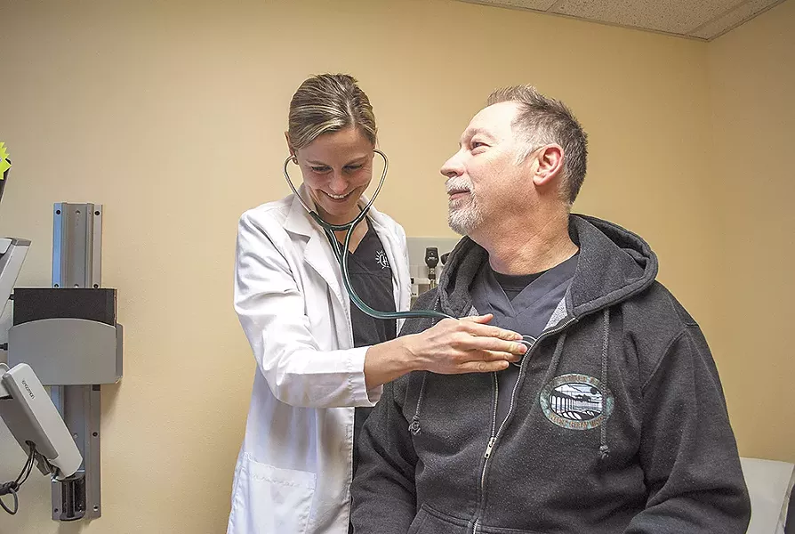 In addition to working at the Spokane Valley CHAS clinic, Kathryn Sander is also president of the Nurse Practitioner Group of Spokane. - SARAH WURTZ