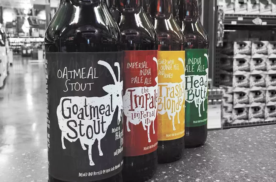 Iron Goat beers are now in bottles and available at most local grocers.