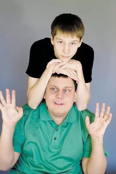 James Frye and his little brother Jon