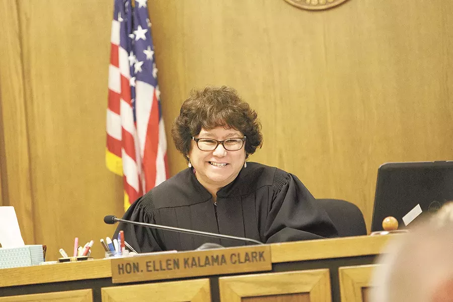 Judge Ellen Clark takes on an almost motherly role, providing encouragement and accountability for those in the Mental Health Court. - YOUNG KWAK