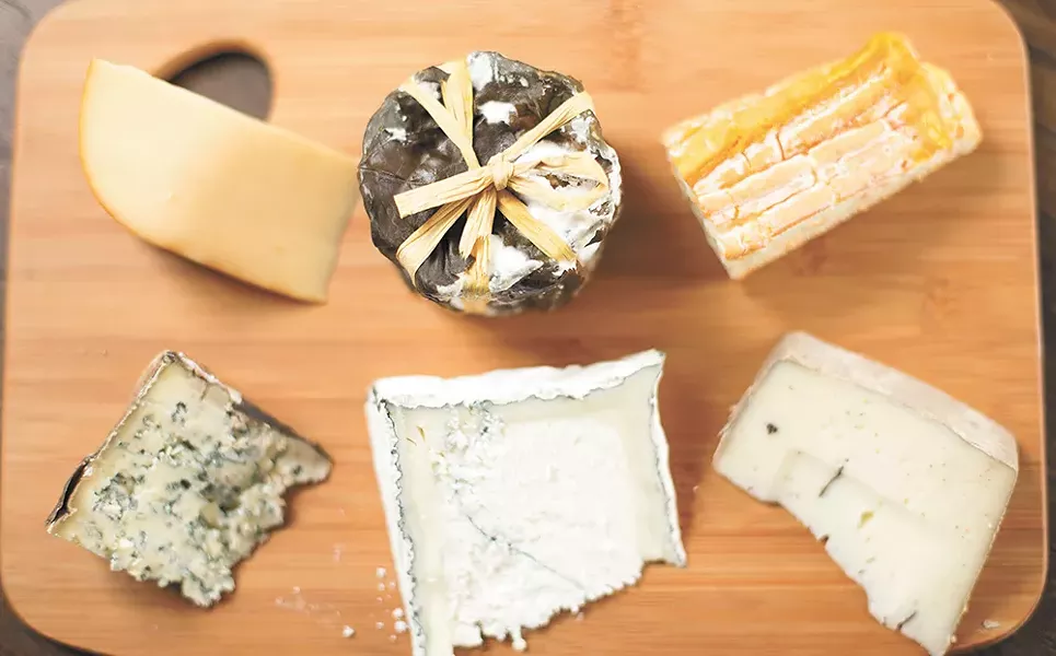 Just a half dozen of the 40-plus cheeses in stock at Patit Creek. - YOUNG KWAK