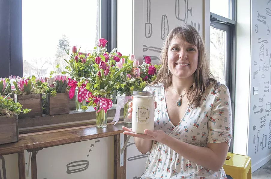 Karyna Hamilton, owner of Flora Yogurt Co. - SARAH WURTZ