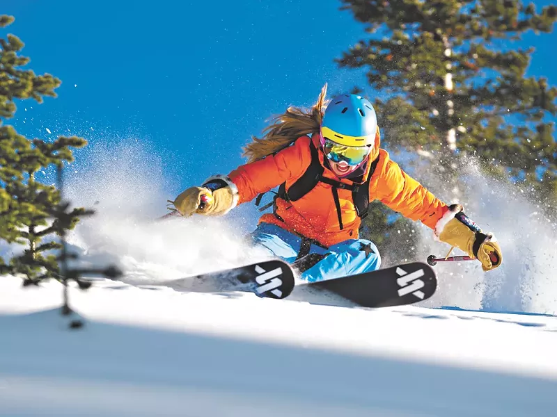Kaylin Richardson in Canyons, Utah. - SCOTT MARKEWITZ
