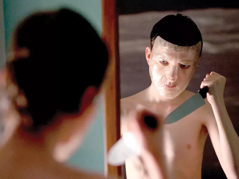 Knife by Ginsu, mask by Mattel