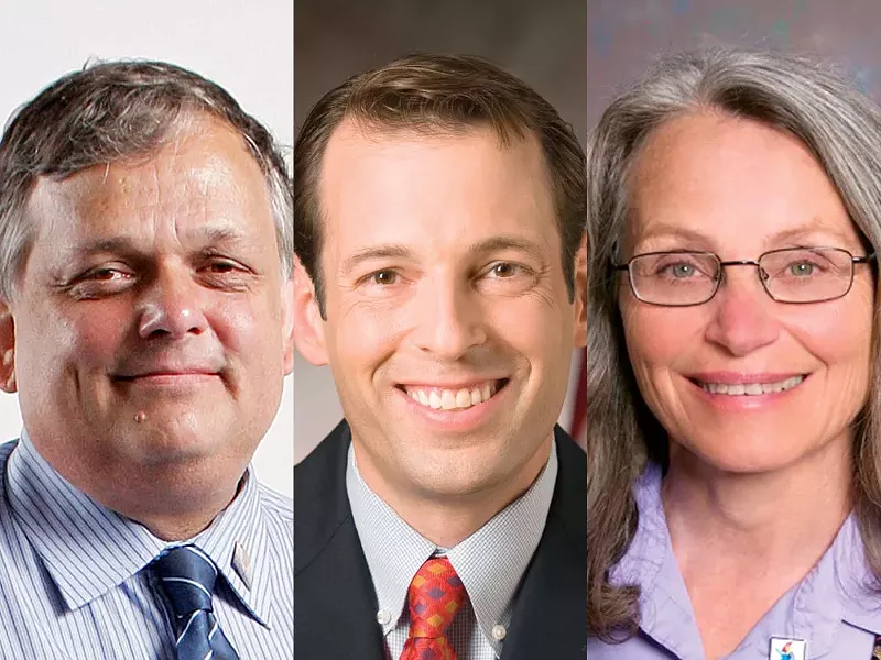 L-R: Bob Apple, Andy Billig, Louise Chadez