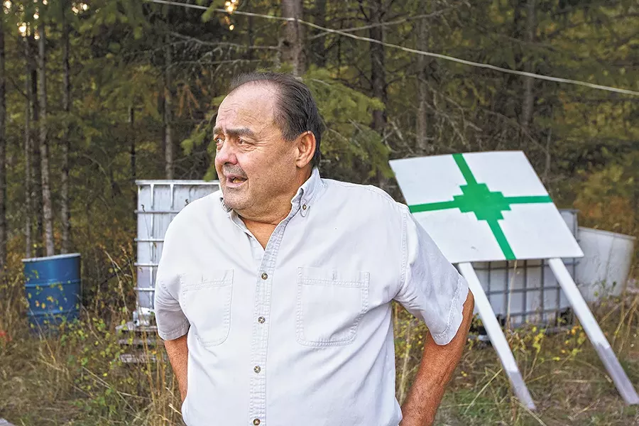 Larry Harvey says he ate marijuana-infused cookies to help with pain from gout. He could face 10 years in prison for growing pot and possessing firearms. - YOUNG KWAK